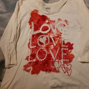 Love printed shirt